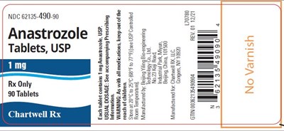 Image Description (Anastrozole Tablets Usp 90 Tablets)