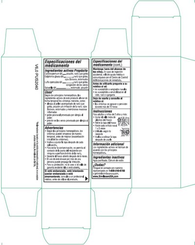 Principal Display Panelsimilisannasal Allergy Reliefnasal Mistpreservative Free20 mL / 0.68 Fl Oz (Nasal Allergy Relief 02)