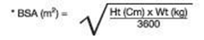 Body Surface Area Equation. (Kaletra Tablets Bsacalculation)