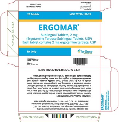 ergomar-01.jpg Principal Display Panel - 2 mg Tablet Blister Pack Carton - ergomar 01