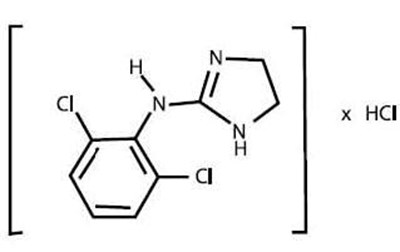 Molecularstructure (Nexiclon Clonidine Extended Release Tablet 1)