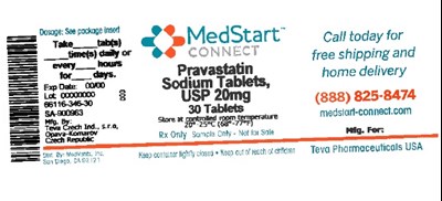 Pravastatin Sodium Tablets, Usp 20mg #30 (Dad83d68 F35a 42ca A65c F95677e1c9ca 03)