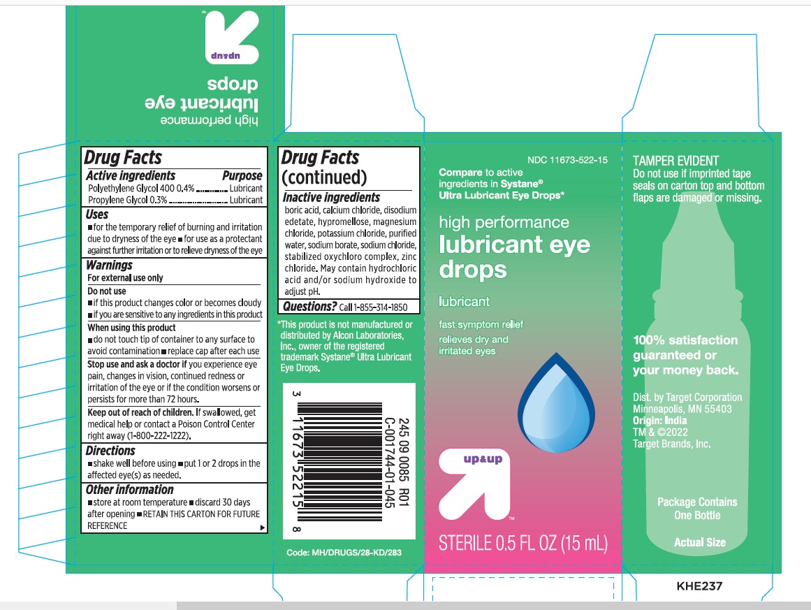 NDC 11673522 Lubricant Drops Images Packaging, Labeling & Appearance