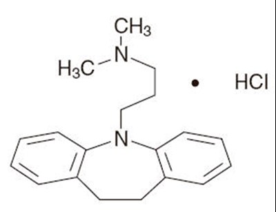 Chemical Structure - Imipramine structure