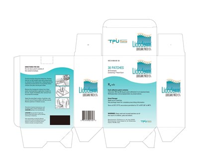Package Label (Principal Display Panel – 30 Count Carton, Lidoderm Patch)