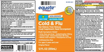 Acetaminophen 325 mg, Dextromethorphan Hbr 10 mg, Phenylephrine Hci 5 mg (Daytime Pe Liquid 1)
