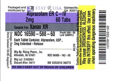 Alprazolam Er 2mg Label Image (Alprazolam Er 2mg Label)