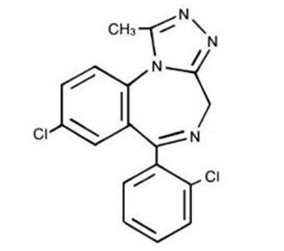 Chemical Structure (Triazolam 01)