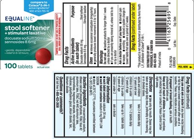 Docusate Sodium 50 mg, Sennosides 8.6 mg (Stool With Laxative 8 6 mg Red Tablets Tcb 1)