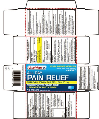 Principal Display Panel - 15 Tablet Bottle Carton - naproxen 01