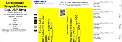 Lansoprazole Delayed-release Cap Usp 30mg (Bottle Label 30mg)
