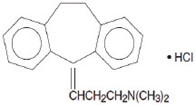 amitriptyline-01.jpg Chemical Structure - amitriptyline 01