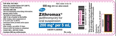 zithromax-17.jpg PRINCIPAL DISPLAY PANEL - 900 mg Bottle Label - zithromax 17