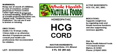 Hcg Cord (Mm1)