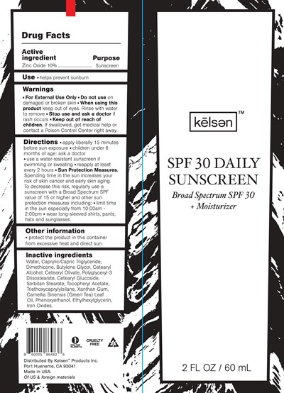Kelsen_SPF30_2oz_Packaging.jpg KELSEN SPF 30 DAILY SUNSCREEN - Kelsen SPF30 2oz Packaging