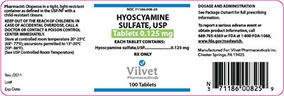 Principal Display Panel (0.125 mg Tablet Bottle Label)