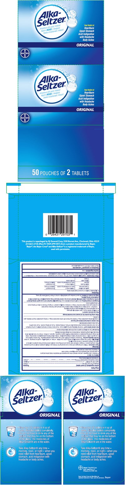 alka-seltzer-01.jpg Principal Display Panel - 100 Tablet Pouch Carton - alka seltzer 01