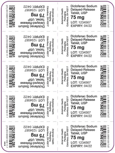 Blister.jpg 75 mg Diclofenac Sodium Delayed Release Tablet Blister - Blister