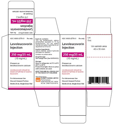 Levoleucovorin Spl 250 mg Carton