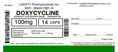 Image Label (Doxycycline 100 Liberty Westward 2)