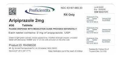 63187-965-30 (Aripiprazole Tablets 10)
