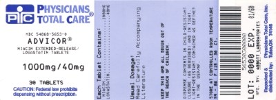 1000 mg/40 mg Label (5653)