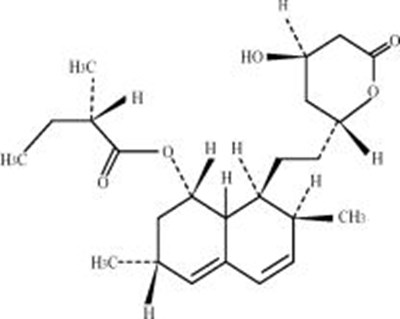 Chemical Formula For Lovastatin. (Advicor 02)