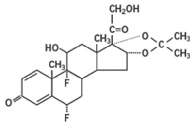 Chemical Structure (Fluocinolone 01)