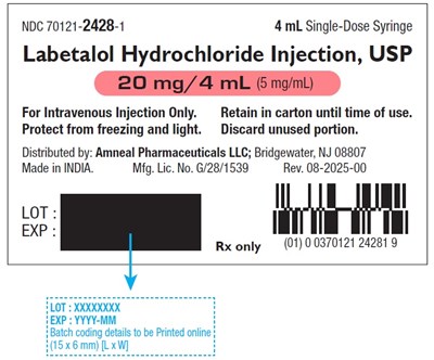 10 (Labetalol Hydrochloride Injection Pfs 6)