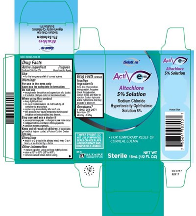 Principal Display Panelisolutionsactiveyesaltachlore 5% Solution Sodium Chloride Hypertonicity Ophthalmic Solution 5%sterile 15mlnet Wt (1/2 Fl Oz) (Altachlore Sodium Chloride Hypertonicity Ophthalmi 01)