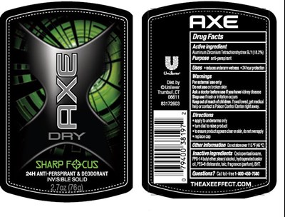 Axe Dry Sharp Focus 2.7 PDP - AxeDrySharpFocus2pt7PDP