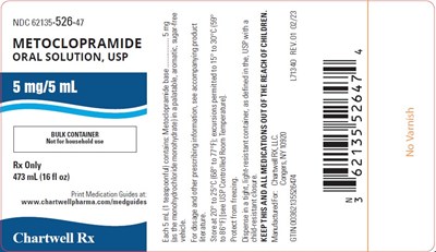 Image Description (Metoclopramide Oral Solution Label)