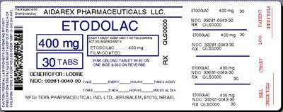 Image Label (Etodolac Tab 400mg 500mg For Teva 2)