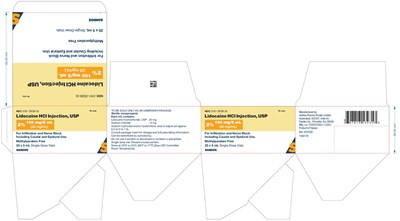 "image Description" (Sandoz Lido 100mg 5ml Car Lab)