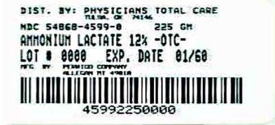 Ammonium Lactate Lotion, 12%* Label (4599)
