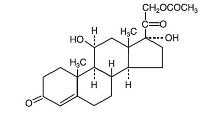 hydrocortisone-01.jpg Chemical Structure - hydrocortisone 01