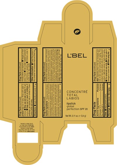 lbel-12.jpg PRINCIPAL DISPLAY PANEL - 3.4 g Tube Box - MALVA NUDE/Red - lbel 12