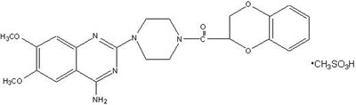 Structural Formula (Doxazosin Mesylate 4mg Tab For Mylan 1)