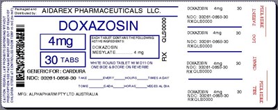 Image Label (Doxazosin Mesylate 4mg Tab For Mylan 4)