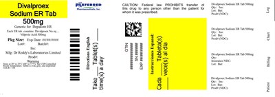 Divalproex Sodium Er Tab 500mg (Container)