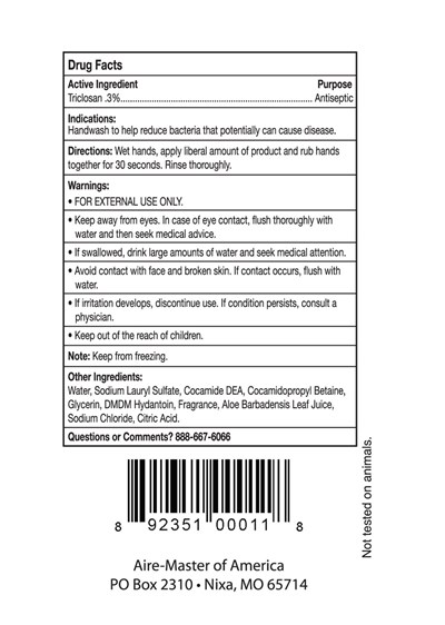 Copy Of Label (Triclosan Label)