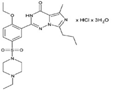 Structure - vardenafil str