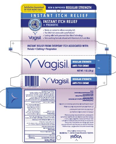 Principal Display Panel Vagisilregular Strength Anti Itch Crèmenet Wt. 1 Oz (28 G) (Vagisil Anti Itch Creme Regular Strength 01)