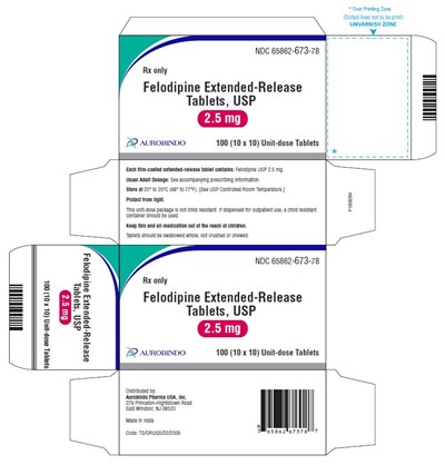 PACKAGE LABEL-PRINCIPAL DISPLAY PANEL – 2.5 mg Blister Carton (10 x 10 Unit-dose) - felodipine fig2