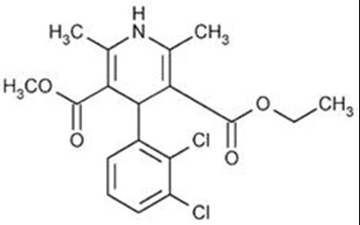 Chemical Structure - felodipine str