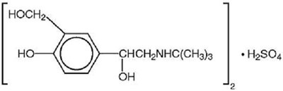 Albuterol Sulphate Chemical Structure (Albuterol Sulphate Chemical Structure)