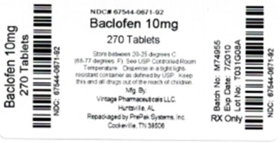 67544-671.jpg Bottle Label 10mg - 67544 671