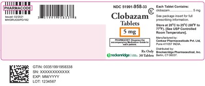 clobazam-04.jpg PRINCIPAL DISPLAY PANEL - 10 mg Tablet Bottle Label - clobazam 04