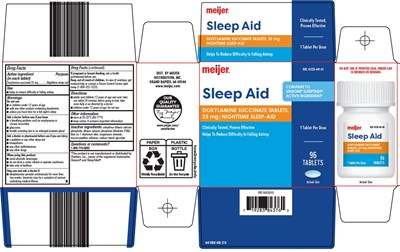 Meijer Sleep Aid Carton Image
