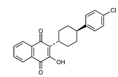 "image Description" (Atovaquone Oral Suspension Usp Structure)